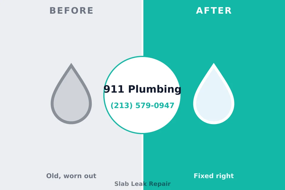 Before and after: plumbing repair Bull Shoals, AR